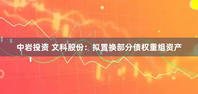 中岩投资 文科股份：拟置换部分债权重组资产